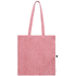 Ostoskassi Biyon cotton shopping bag, punainen liikelahja logopainatuksella