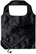 Ostoskassi Dayfan foldable shopping bag, musta liikelahja logopainatuksella