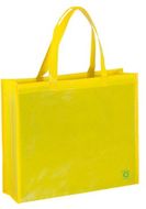 Ostoskassi Flubber shopping bag, keltainen liikelahja logopainatuksella