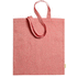 Ostoskassi Graket cotton shopping bag, punainen lisäkuva 1