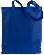 Ostoskassi Jazzin shopping bag, sininen liikelahja logopainatuksella