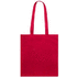 Ostoskassi Kaiba cotton shopping bag, punainen liikelahja logopainatuksella