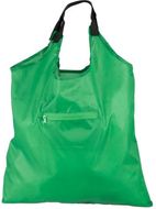 Ostoskassi Kima foldable shopping bag, vihreä liikelahja logopainatuksella