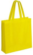 Ostoskassi Natia shopping bag, keltainen liikelahja logopainatuksella