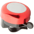 Ovikello Rush bicycle bell, musta, punainen liikelahja logopainatuksella