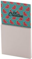 Paperinippu CreaStick Fridge custom fridge magnet, valkoinen liikelahja logopainatuksella
