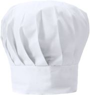 Päähine Nilson chef hat, valkoinen liikelahja logopainatuksella