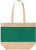 Rantakassi Raxnal beach bag, vihreä liikelahja logopainatuksella