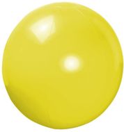 Rantapallo Magno beach ball (ø40 cm), keltainen liikelahja logopainatuksella