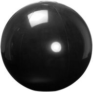 Rantapallo Magno beach ball (ø40 cm), musta liikelahja logopainatuksella