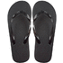 Rantasandaalit Boracay beach slippers, musta liikelahja logopainatuksella