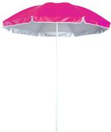 Rantavarjo Taner beach umbrella, fuksia liikelahja logopainatuksella