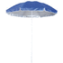 Rantavarjo Taner beach umbrella, valkoinen, sininen liikelahja logopainatuksella