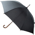 Sateenvarjo Limoges RPET umbrella, musta liikelahja logopainatuksella