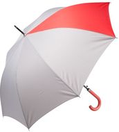 Sateenvarjo Stratus umbrella, harmaa, punainen liikelahja logopainatuksella