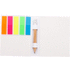 Siirrettävä kirjanmerkki CreaStick Combo Plus custom sticky notepad, valkoinen lisäkuva 1