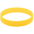 Silikoniranneke Wristy silicone wristband, keltainen liikelahja logopainatuksella
