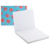 Tarttuva paperinippu CreaStick Note L custom sticky notepad, valkoinen liikelahja logopainatuksella