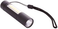 Taskulamppu Chargelight Plus rechargeable flashlight, musta liikelahja logopainatuksella