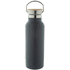 Termospullo Manaslu vacuum flask, tummanharmaa liikelahja logopainatuksella