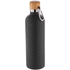 Termospullo Vacobo vacuum flask, musta liikelahja logopainatuksella