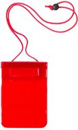 Tiivis pussi Arsax waterproof mobile case, punainen liikelahja logopainatuksella
