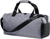 Urheilukassi Lutux sports bag, harmaa liikelahja logopainatuksella