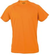 Urheilupaita Tecnic Plus T sport T-shirt, oranssi liikelahja logopainatuksella