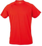Urheilupaita Tecnic Plus T sport T-shirt, punainen liikelahja logopainatuksella