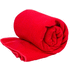 Urheilupyyhe Risel RPET towel, punainen liikelahja logopainatuksella