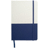 Vihko Duonote notebook, valkoinen, sininen liikelahja logopainatuksella