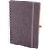 Vihko Holbook RPET notebook, harmaa liikelahja logopainatuksella