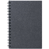 Vihko Idina notebook, musta liikelahja logopainatuksella