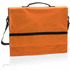 Asiakirjakassi Document Bag Java, musta, oranssi liikelahja logopainatuksella