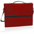Asiakirjakassi Document Bag Java, musta, punainen liikelahja logopainatuksella