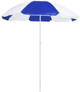 Aurinkovarjo Beach Umbrella Nukel, sininen liikelahja logopainatuksella