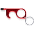 Avainkahvan avaaja Keyring Anticontact Cimak, punainen liikelahja logopainatuksella