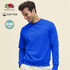 Collegepusero Adult Sweatshirt Lightweight Set-In S, harmaa liikelahja logopainatuksella