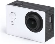 Digivideokamera Action Camera Garrix, valkoinen liikelahja logopainatuksella