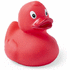Eläinkylpylelu Duck Koldy, punainen liikelahja logopainatuksella