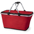 Eristetty ostoskassi Thermal Picnic Basket Yonner, punainen liikelahja logopainatuksella