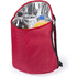 Eristetty reppu Cool Bag Backpack Polys, punainen liikelahja logopainatuksella