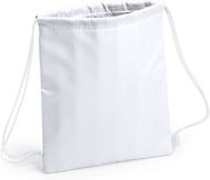 Eristetty reppu Drawstring Cool Bag Tradan, valkoinen liikelahja logopainatuksella