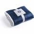 Huopa Blanket Lerten, tummansininen liikelahja logopainatuksella