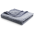 Huopa Blanket Yelix, tummansininen liikelahja logopainatuksella