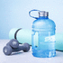 Juomapullo Bottle Rumper, sininen liikelahja logopainatuksella