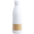 Juomapullo Bottle Syrma, valkoinen liikelahja logopainatuksella