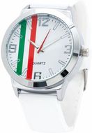 Kello Watch Enki, italian-lippu liikelahja logopainatuksella