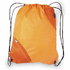 Kiristysnauha reppu Drawstring Bag Fiter, sininen, oranssi liikelahja logopainatuksella