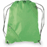 Kiristysnauha reppu Drawstring Bag Fiter, vihreä liikelahja logopainatuksella